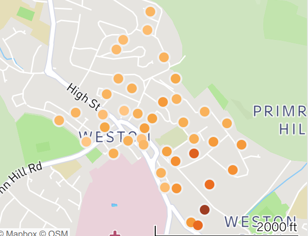 All postcodes in Weston. These are all the postcodes in Weston.